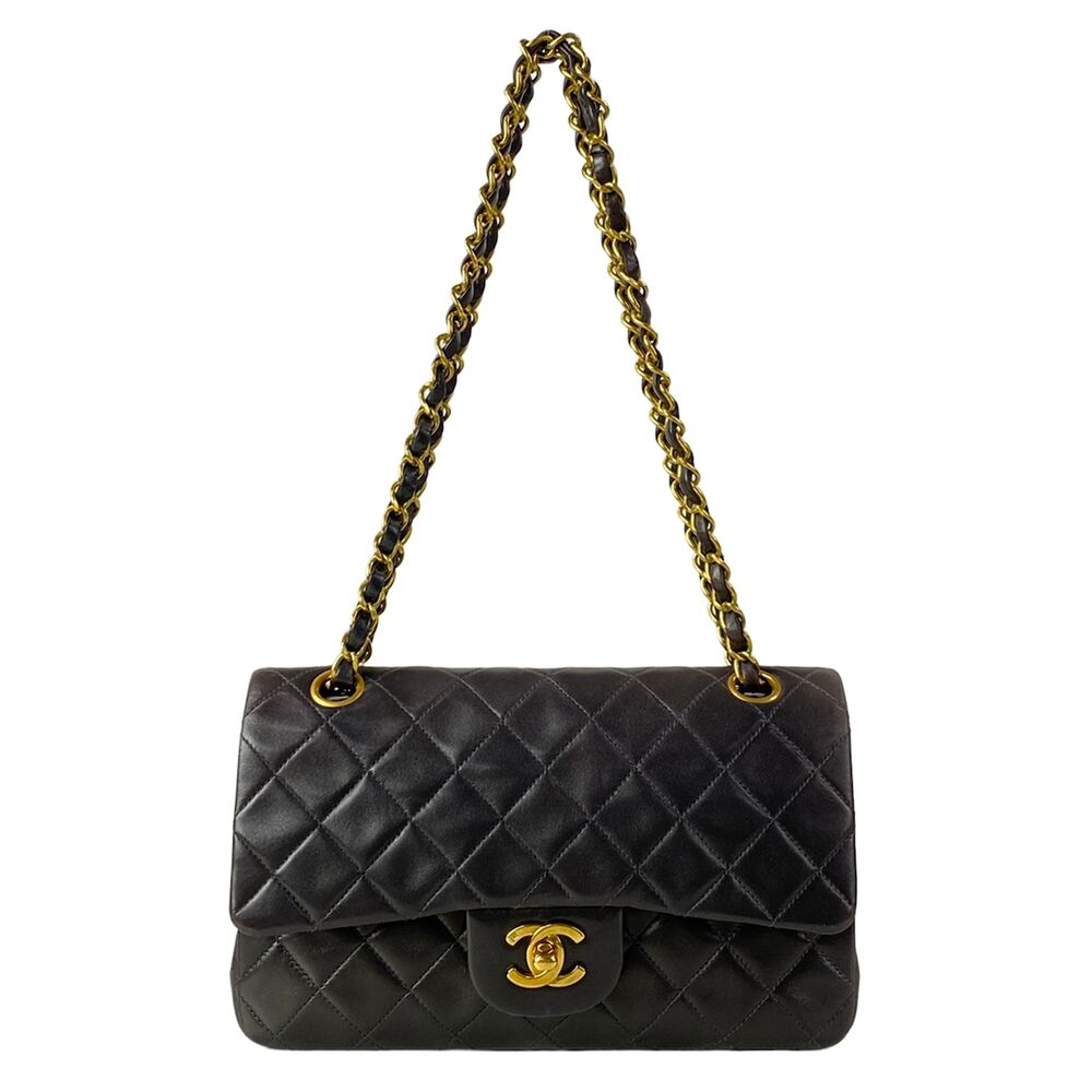 Chanel Double Flap Matelasse Shoulder Bag A01113